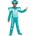 Minecraft Маскировъчен костюм за деца Minecraft Armor Diamond 2 Части Размер Размер - 7-8 Години