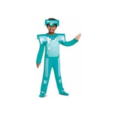 Minecraft Маскировъчен костюм за деца Minecraft Armor Diamond 2 Части Размер Размер - 7-8 Години