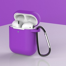 Enem Jednobarevný obal na Airpods 1/2 - s karabinou APP1OAIR034