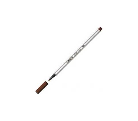 Stabilo Pen 68 brush hnedá