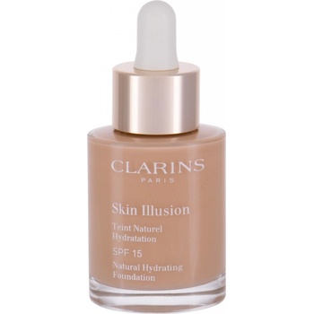 Clarins Face Make-up True Radiance rozjasňující hydratační make-up pro dokonalý vzhled SPF15 113 Chestnut 30 ml