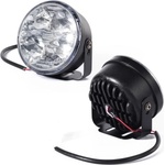  Комплект от кръгли дневни drl led светлни с 4 smd диода, 2бр