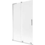 Mexen Velar L вана параван 2-крилен плъзгащ се 110 x 150 см, матиран, хром - 896-110-003-31-01 (896-110-003-31-01)