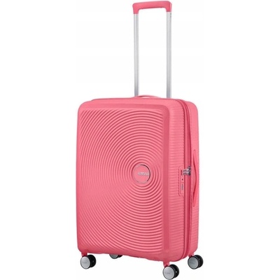 American Tourister Soundbox Spinner 67/24 EXP Sun Kissed Coral červená 71,5 l