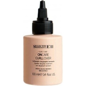 Selective Professional ЛАМИНИРАЩА ДИСЦИПЛИНИРАЩА ТЕРАПИЯ ЗА КЪДРАВА КОСА selective on care super curllover lamellar treatment 100ml
