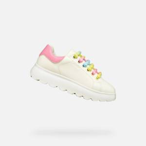 GEOX Бели маратонки Geox Puffypop за момичета Geox | Byal | Момичешки | 37 - zoot - 116,08 лв