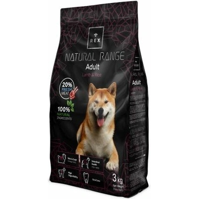 Rex Natural Adult Lamb & Rice 3 kg