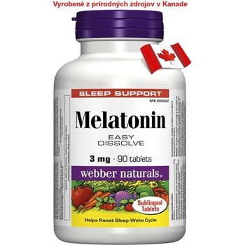 Webber Naturals Melatonin 3 mg 90 tabliet