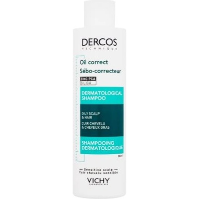 Vichy Dercos Oil Control Shampoo 200 ml шампоан против прекомерно производство на себум за жени