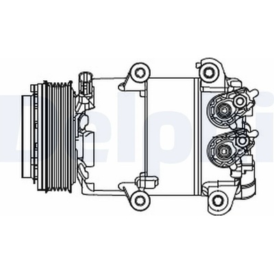 Kompresor, klimatizace DELPHI CS20466