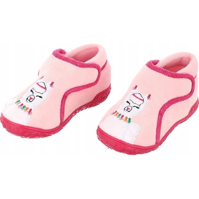 Dievčenské papuče lama ružové BBS Shoes
