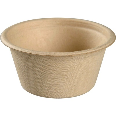ABENA - Miska kulatá BIO cukrová třtina 60 ml natural ( 100 ks)