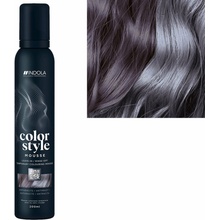 Indola Color Style Mousse farbiaca pena na vlasy Anthracite 200 ml