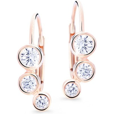 Cutie Jewellery náušnice s trblietavými zirkónmi Z8030-50-10-X-4