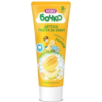 Бочко - Паста за зъби пъпеш 3+ години, 75 мл