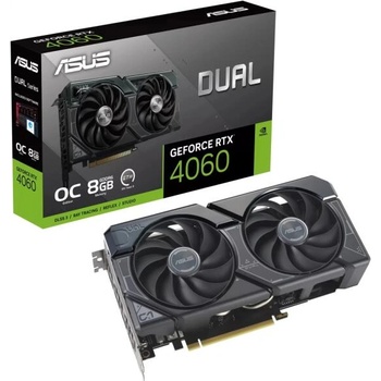 ASUS GeForce RTX 4060 Dual OC 8GB GDDR6 128bit (DUAL-RTX4060-O8G/90YV0JC0-M0NA00)