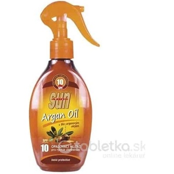 SunVital Argan Oil opaľovacie mlieko SPF10 200 ml