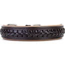 Kay-line kožený obojok Walnut brow