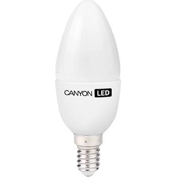 Canyon LED COB žárovka E14 svíčka mléčná 6W 470 lm teplá bílá 2700K 220-2