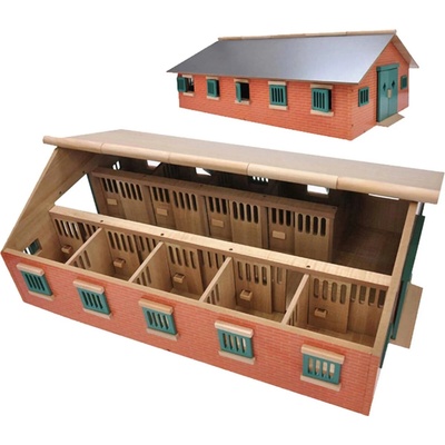Kids Globe Farming stáj pro koně 725x60x375cm v krabičce 1:24 – Hledejceny.cz