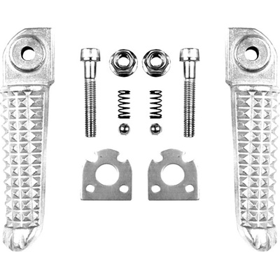 BIKETEC PARTS sada stupaček pasažéra kompletní s upevněním YAMAHA YZF R1 02-12, YZF R6 03-11 barva stříbrná – Hledejceny.cz