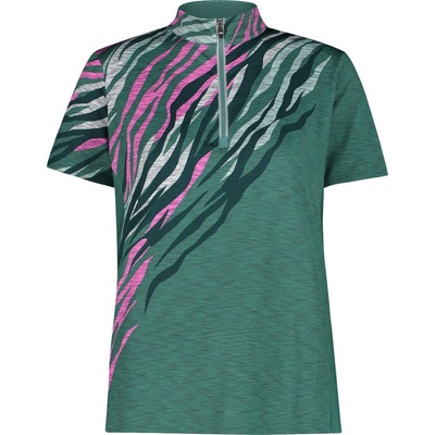 CMP WOMAN T SHIRT FREE BIKE tmavo zelená