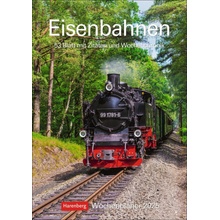 Eisenbahnen Wochenplaner 53 Blatt mit Zitaten und Wochenchronik 2025