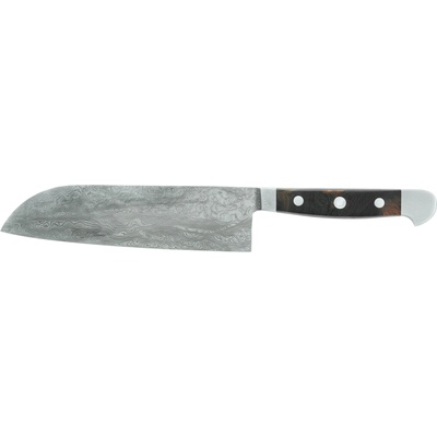 Güde Нож Santoku DAMASCUS, 18 см, кафяв, Güde (GUDEDA774618)