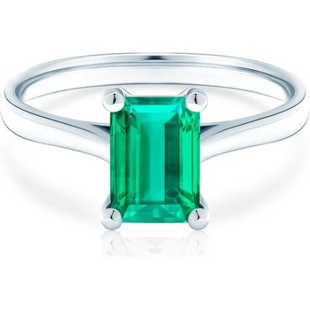 Image 1 of SAVICKI Годежен пръстен Savicki : бяло злато, смарагд