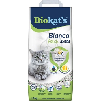 Biokat's Bianco Fresh Extra с активен въглен 2 x 8 кг