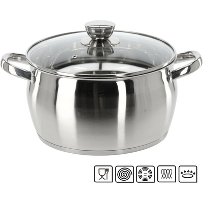Pro-Tech shop Nerezový hrniec s pokrievkou 5l 24cm Belly 68424