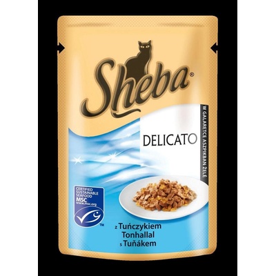 Sheba Delikatesse in Jelly tuňák 85 g