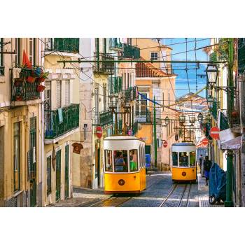 Image 1 of Castorland - Puzzle Lisbon Trams, Portugal - 1 000 piese