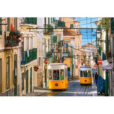 Castorland - Puzzle Lisbon Trams, Portugal - 1 000 piese