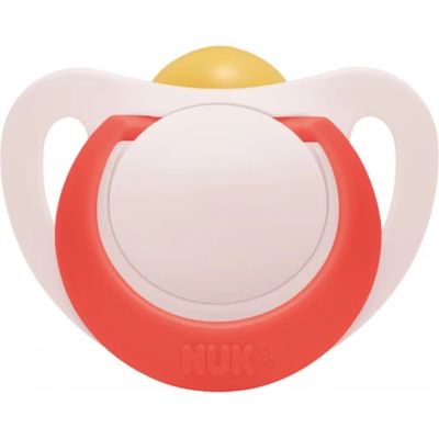 Nuk Каучукова залъгалка NUK - Star, 6-18 м, червена (10734076)
