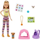 Barbie DreamHouse Adventure kempující sestra se zvířátkem Stacie™