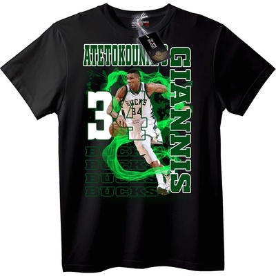 NOONEBRAND Тениска Giannis Antetokounmpo Bucks - 7XL, White