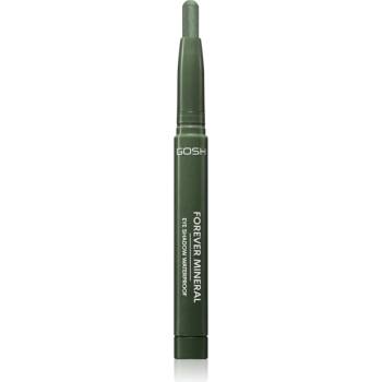 Gosh Copenhagen Forever Mineral Shimmer сенки за очи с блясък с молив цвят 009 Olive Green 1.4 гр