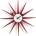 Vitra Sunburst Clock red