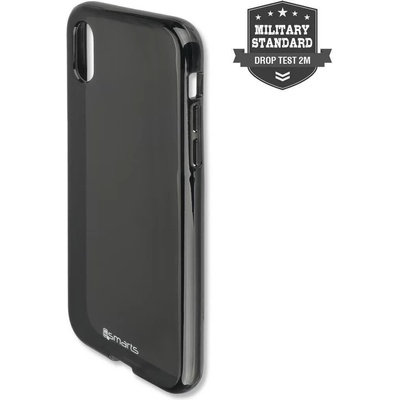 4smarts Противоударен Силиконов Калъф за iPhone XS/X All, 4SMARTS Airy-Shield Case, Черен (4S469941)