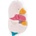 NICI Мека играчка NICI - Спящата Гъска Гитти, 14 cm (49050)