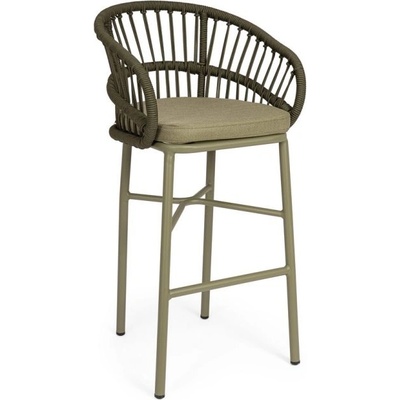 Bizzotto Odivelas ЗЕЛЕН БАР СТОЛ С ВЪЗГЛАВНИЦА (0665527)