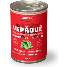 Louie Bravčové so špenátom a prebiotiká 400 g
