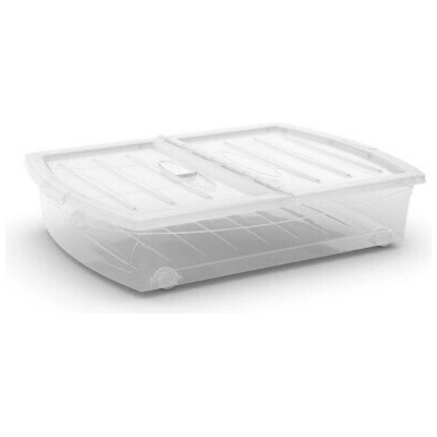 KIS Spinning Box XL průhledny, průhledné víko, 56l