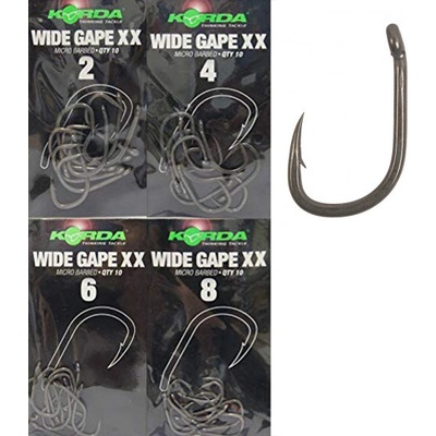 Korda s protihrotem Wide Gape XX vel.8 10 ks