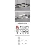 Lino FIT BK A60 Телескопичен аспиратор за вграждане черен (FIT BK A60)