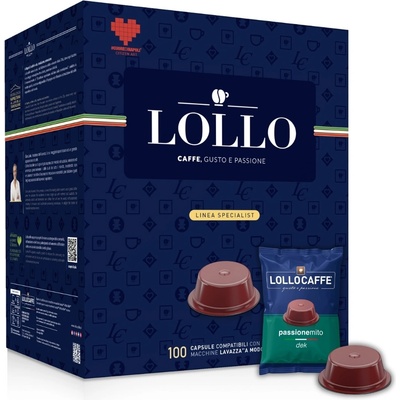 Lollo Caffé Lollo Caffe капсули за Lavazza A Modo Mio® Dek 100 бр