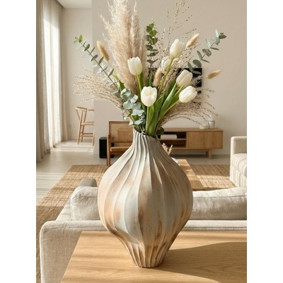 Prémiová umelecká keramická váza z porcelánu 43 cm - Harmony