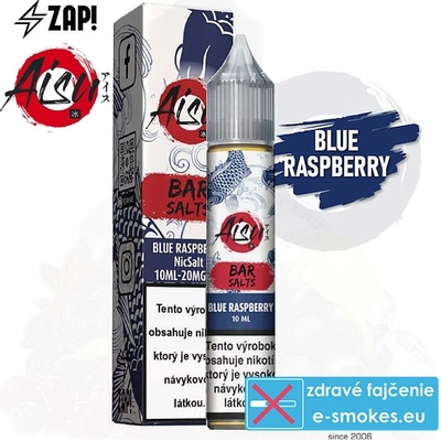 ZAP! AISU Bar Salts Blue Raspberry 10 ml 10 mg