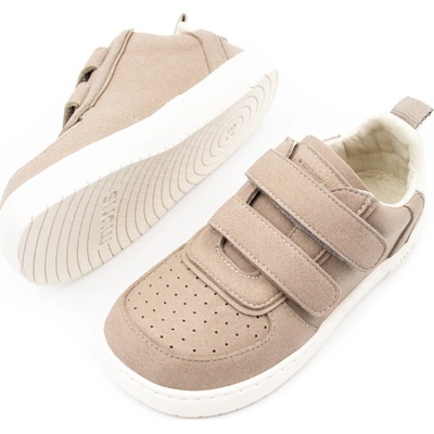 Muris Petra Junior Taupe celoročné nízke barefoot topánky